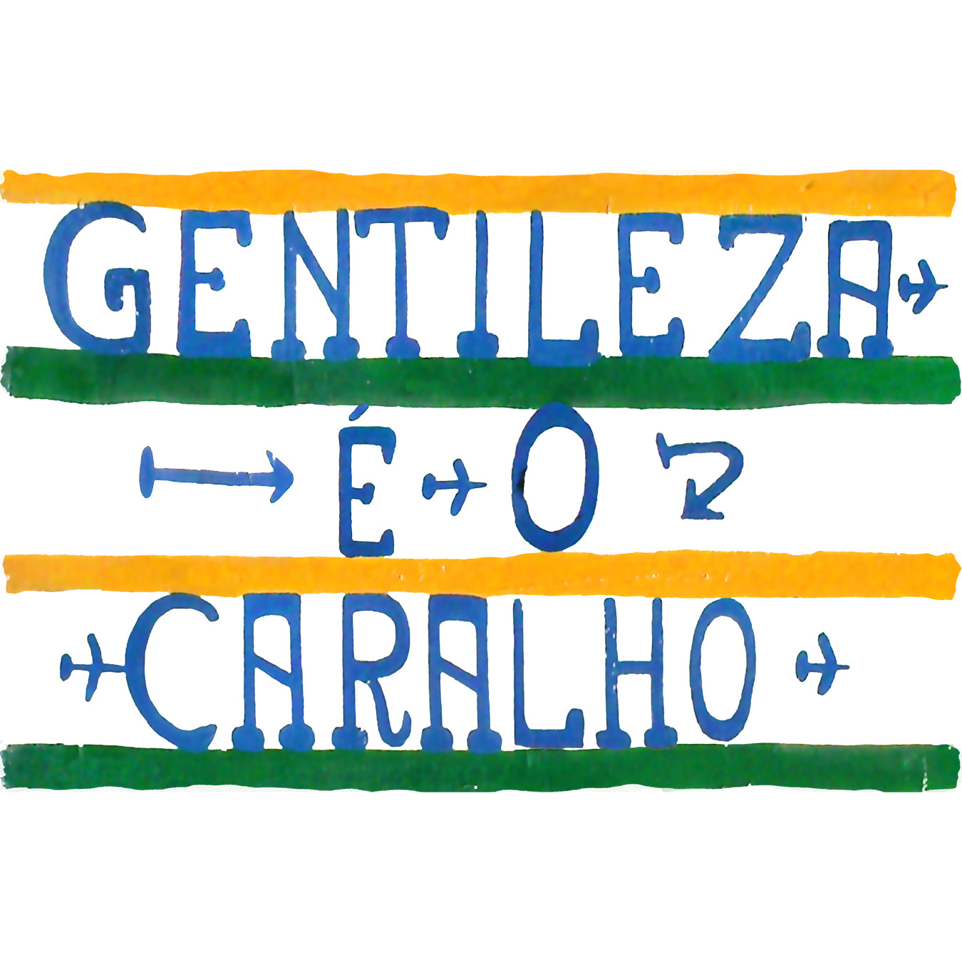 CAMISETA GENTILEZA É O CARALH*