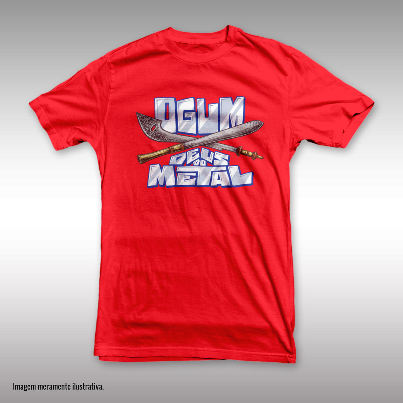 CAMISETA DEUS DO METAL