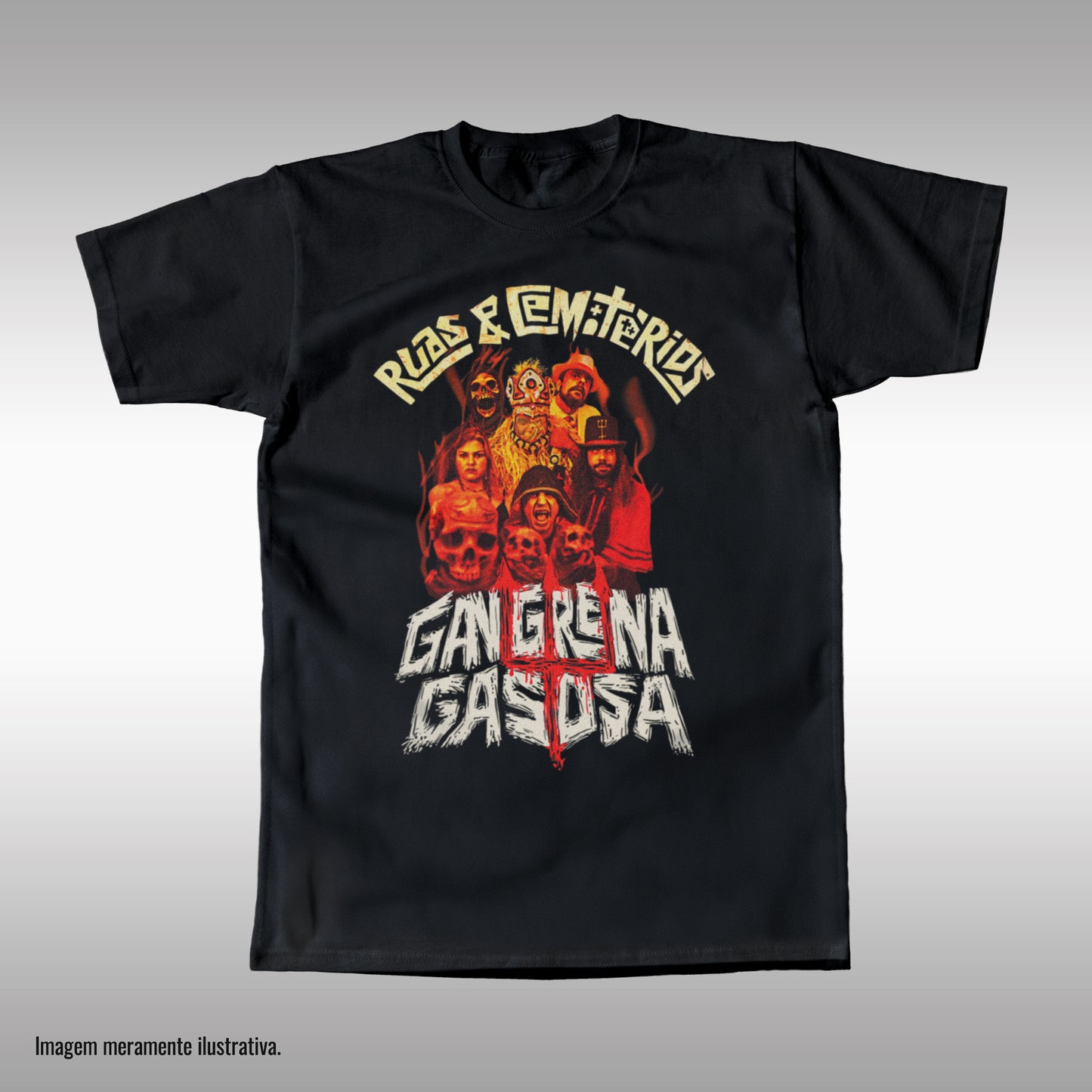 CAMISETA RUAS & CEMITÉRIOS