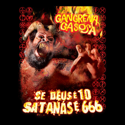 CAMISETA SE DEUS É 10 SATANÁS É 666